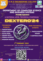 DEXTERO'24 National Level Symposium Poster
